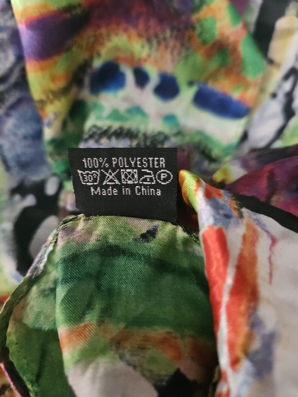 Evolve Colorful Vibrant Scarf - Picture 4 of 4